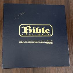 Bible Challenge Trivia Board Game Educational James Barineau Vintage 1984 Games