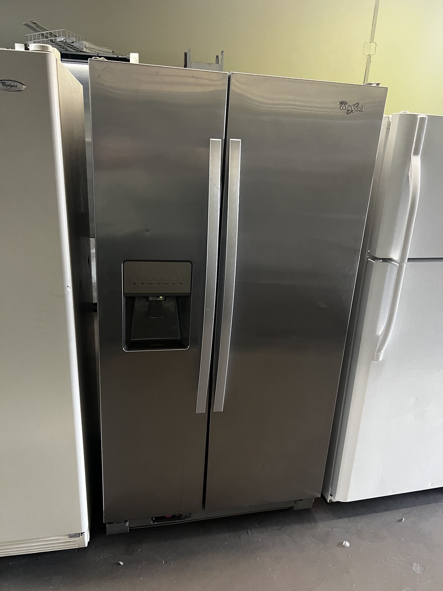 Whirlpool Stainless Steel Side By Side Refrigerator 