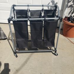 Laundry Hamper  - New And On Wheels