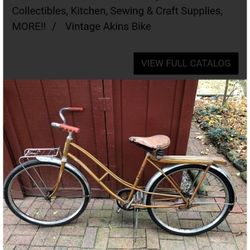 Vintage Coaster Style bicycle 