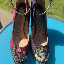 💎 Sam Edelman Embellished Heels – Size 8.5