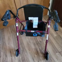 Medline Rollator Walker with Seat