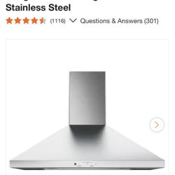 GE 30 Inch Hood Range