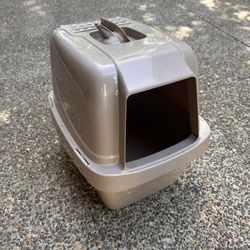 L Kitty Litter Box W/ Cap