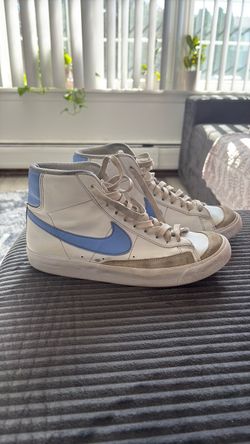 Nike Blazer Mid White Blue Sneakers