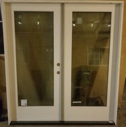 Patio French Double Door