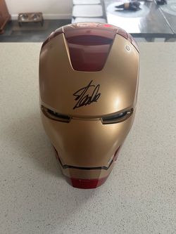 Stan Lee signed Iron man Helmet with excelsior coa