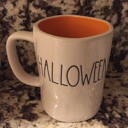 Rae Dunn HAPPY HALLOWEEN Mug LL HTF NEW