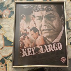 Picture Of Key Largo Motion Picture Starring Humphrey Bogart And Equi G Robinson