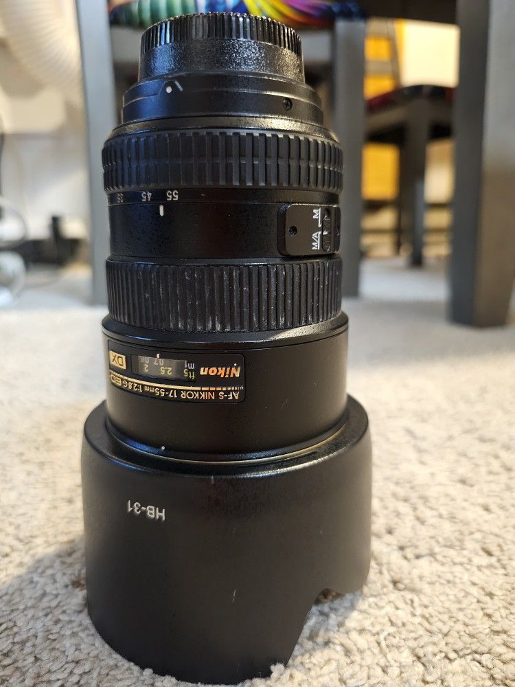 Nikon/Nikkor17-55mm F/2.8 ED DX Lens For Sale