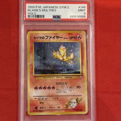 Pokemon - Blaine’s Moltres #146 *Japanese* PSA 9