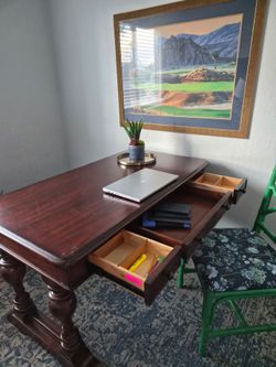 Ralph lauren/Nancy Meyers inspired desk/dining table