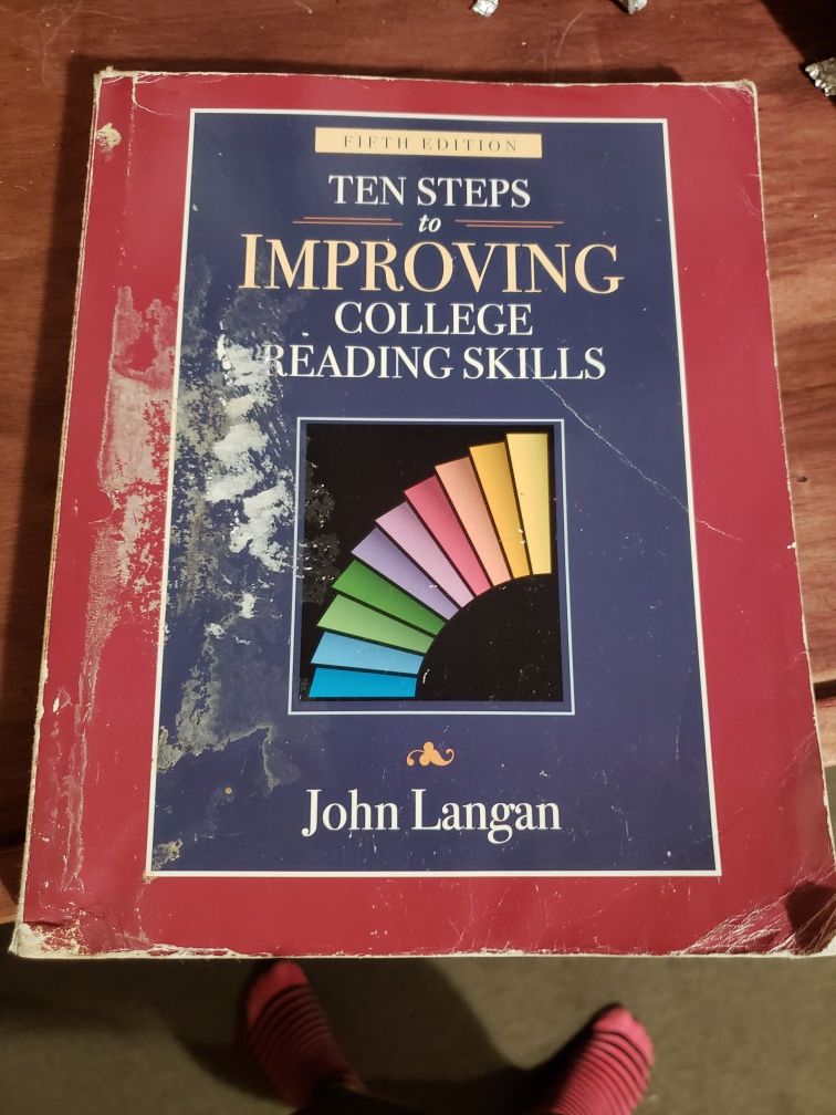 5th edition of ten steps to improving college reading