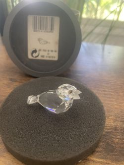 Swarovski Crystal Sparrow Figurine