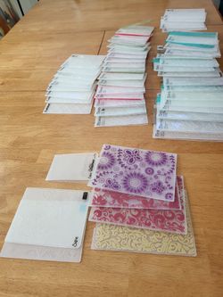 Anna griffin And Cuttlebug Embossing Folders