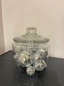 Clear Glass Jar with Lid