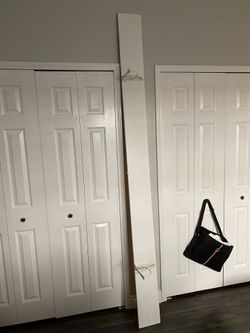 8ft long shelf and brackets