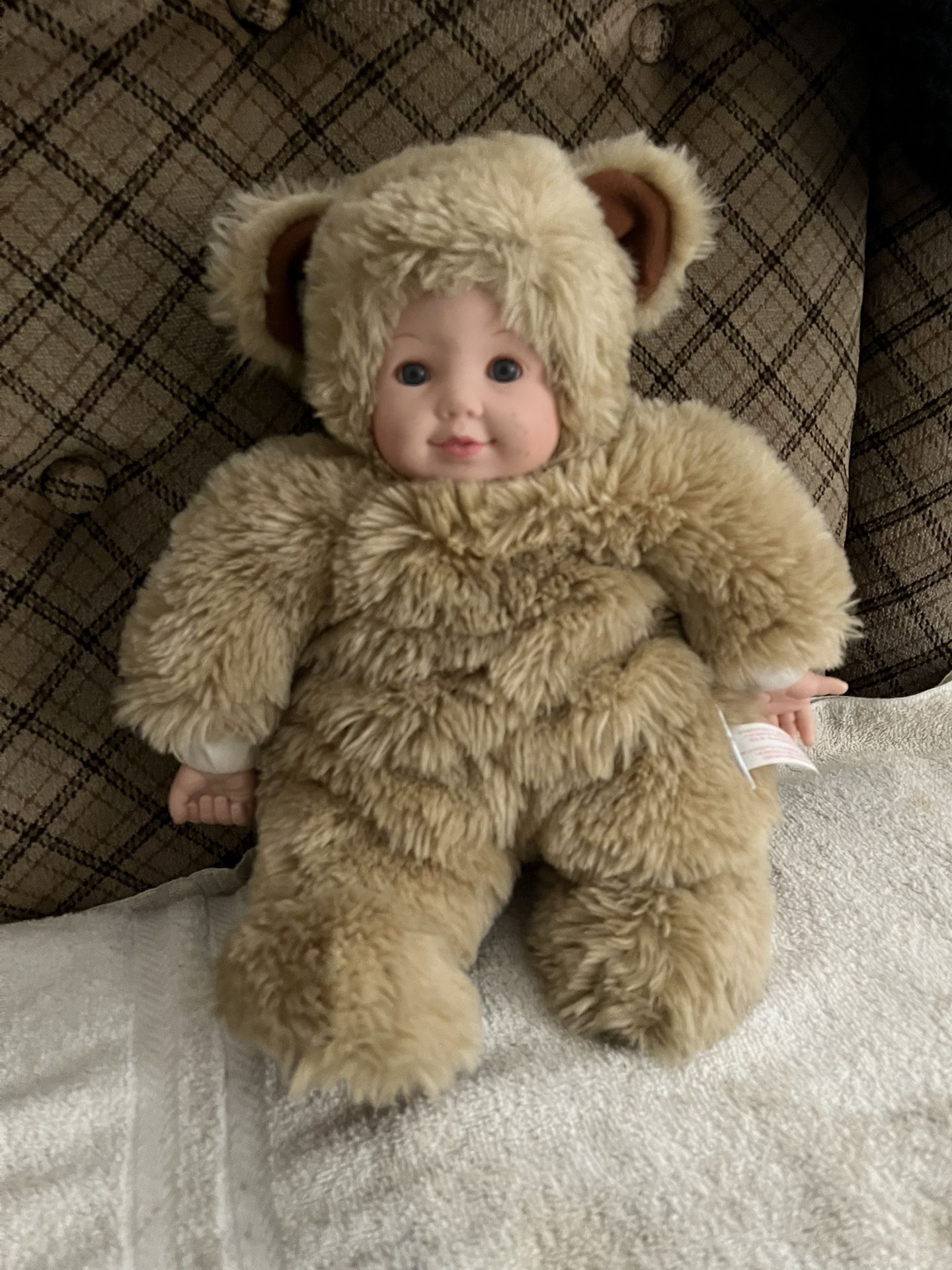 Anne Geddes Baby Plush Bear 