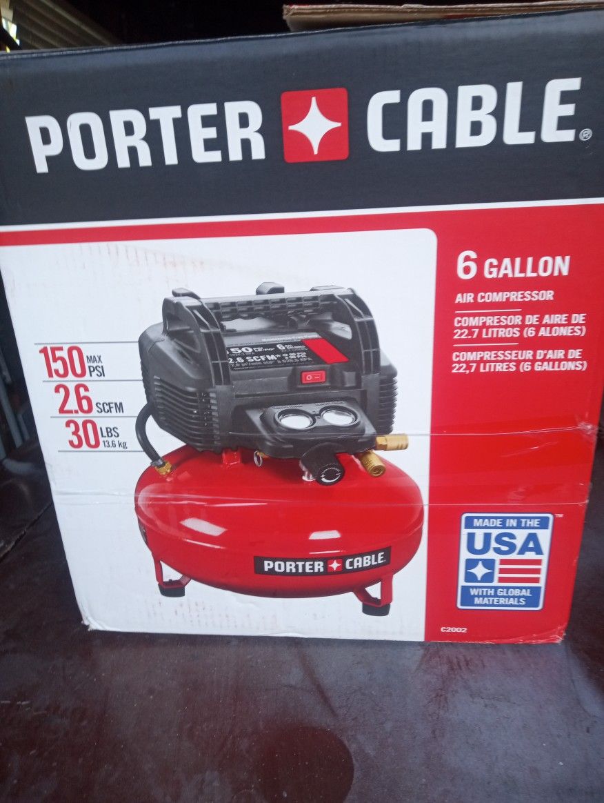 Like New Porter Cable Air Compressor