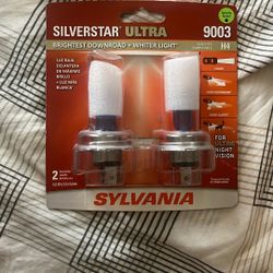 9003 Sylvania Silverstar Ultra Headlight Bulbs Twin Pack, New Genuine