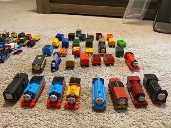 Thomas The Train Set with a bunch of extras and goodies.