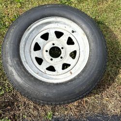 Nice Spare Tire Galvanized Rim 225 75 15