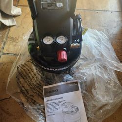 NEW HUSKY 3 GAL. 120 PSI PORTABLE ELECTRIC AIR COMPRESSOR 