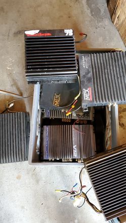 Old school amplifiers MTX ,Punch ,Alpine