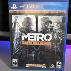 Metro Redux PS4 Brand New Game (2014 Action/Adventure)