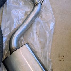 Mustang muffler / tailpipe assembly, OEM New