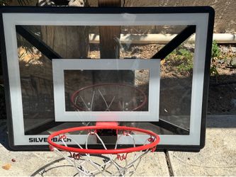 Silverback 33" Basketball Hoop with Lock ‘n Rock Mounting - Mounts to Round