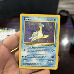 LAPRAS FOSSIL HOLO