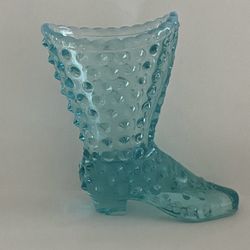 Fenton Aquamarine Hobnail High Heel Boot