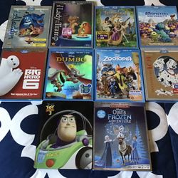 $5 Disney Blurays Aladdin The Lion King