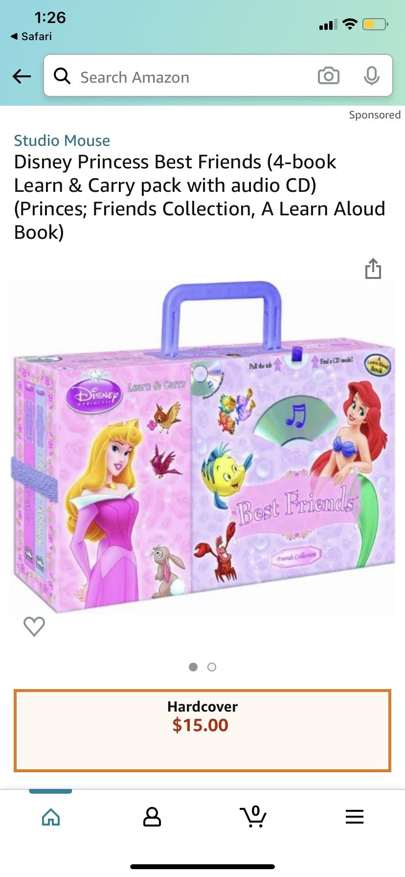 Disney Princess Best Friends (4-book Learn & Carry pack with audio