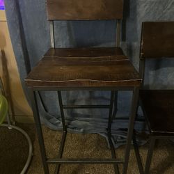 Tall Wooden Counter stools 