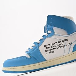 Jordan 1 High Off-White University Blue 20