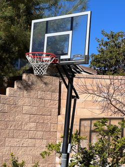 Basketball hoop backboard and stand