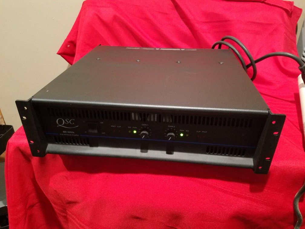 Qsc Mx 3000a Amplifier (One)