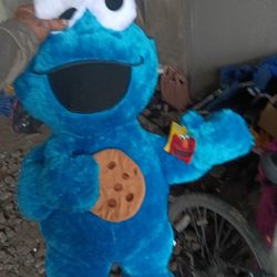 2 Foot Tall Cookie Monster Doll.