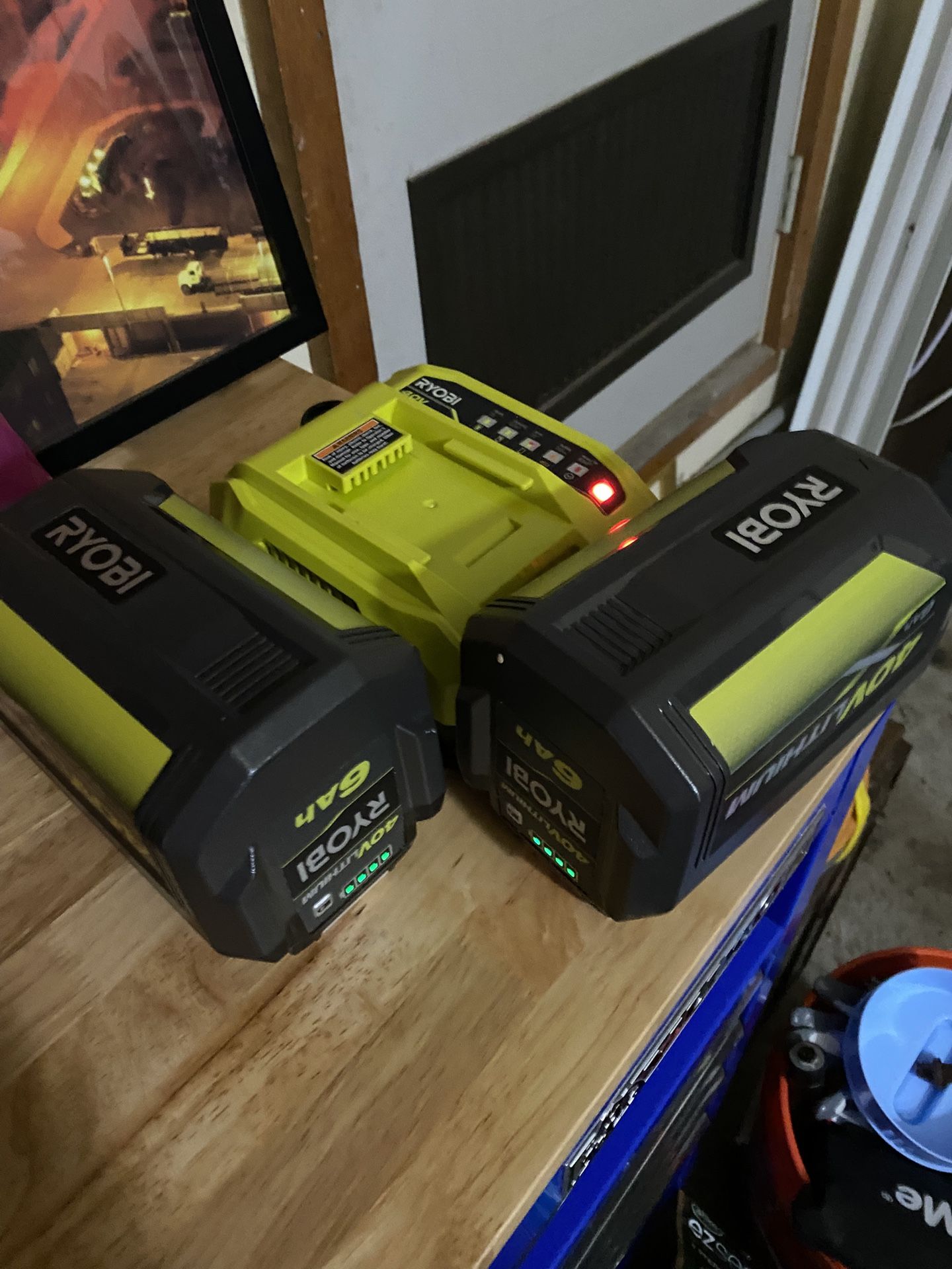 RYOBI Batteries 40 V 6ah with Charger