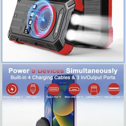 Solar Charger Power Bank - 49800mAh