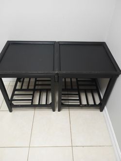 FOR SALE -2 END TABLES $ 40 BOTH FINAL PRICE