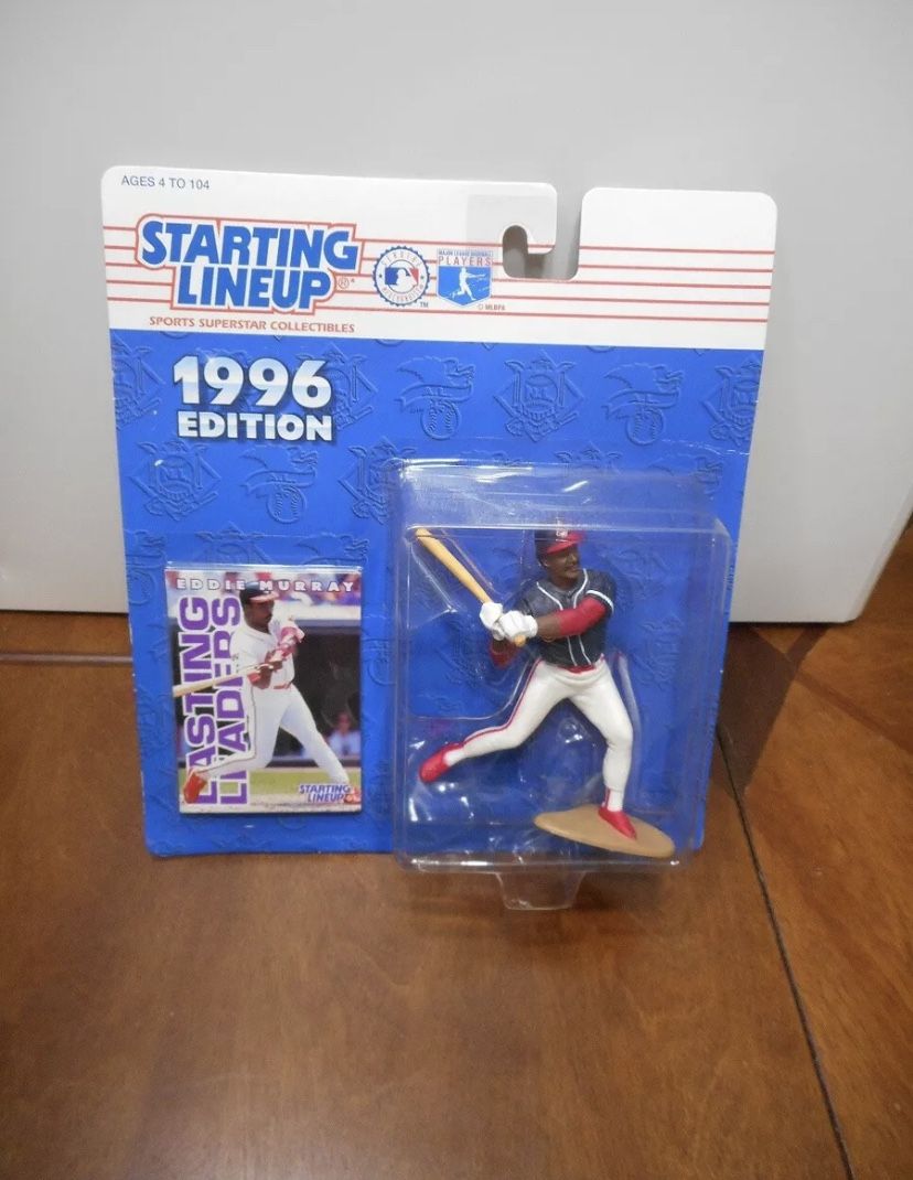 1996 Starting Lineup Eddie Murray Cleveland Indians Action Figure MLB NIB