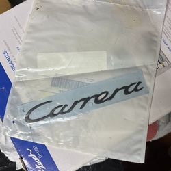 Emblem Carrera Part# (contact info removed)3702