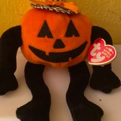 Pumpkin Plush Beanie Baby