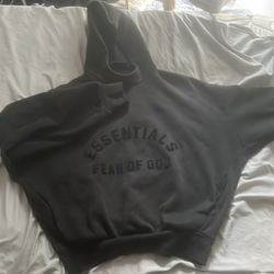 Black Essentials hoodie