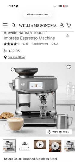 Breville Barista Touch Impress Espresso Machine