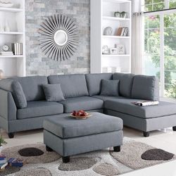 Sectional Sofa With Ottoman In Offer 
