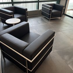 Meeting Room Couch Set , 3 Couches + 1 Table